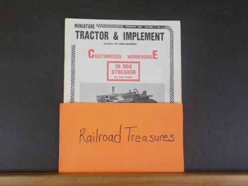 Miniature tractor implement - tractor, &