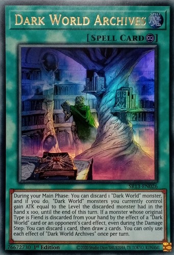 Sr13 en026 dark world - world, archives