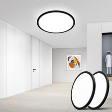 MOONSEA [2 Pezzi Plafoniera LED Soffitto, 18W Moderno Lampada da Soffitto 5000K