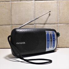 Radio AIWA FR-C200 Vintage AM FM Portatile Radio Tascabile Nera FUNZIONANTE