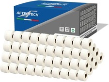 100x 11356 ROTOLI ETICHETTE COMPATIBILI DYMO LABELWRITER 400 450 41x89mm