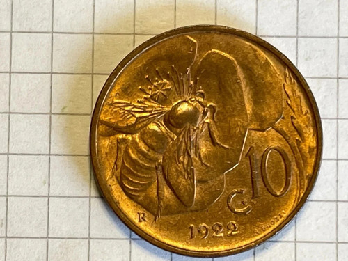 Moneta regno italia vittorio - regno, d'italia