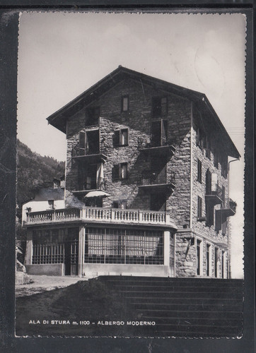 Cartolina ala stura albergo - ala,