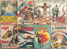 8 fumetti Albi Dell'Intrepido anni 50/60
