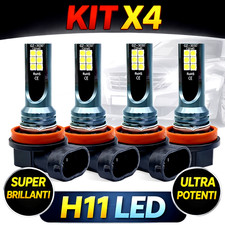 KIT X4 LAMPADINE H11 LED 110W