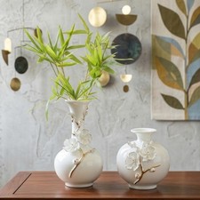 Vaso sfera fiori di prugna con
