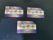 SCHEDE TELEFONICHE SERIE PROTEZIONE CIVILE USATA PERF G 337 338 339 AG 206/209