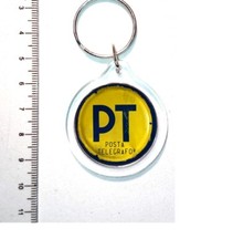 RECENTE PORTACHIAVI logo posta telegrafo insegna pt poste italiane Italia Storia