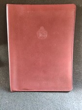 lotto 2 PORTA AGENDA pelle cuoio organizer da ricondizionare vintage