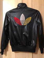 Adidas Originals Chile 62 felpa nera wet look woman 36 - UK 8 - Vintage 2011