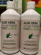 SPECCHIASOL SUCCO DI ALOE VERA PURO 2 CONFEZIONI Da 1  LITRO