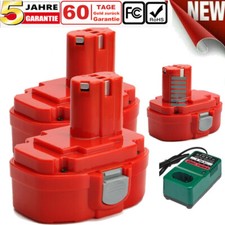 2 x batteria 18 V 5000 mAh 6 Ah per Makita PA18 1822 1833 4334D 8391D Ni-MH / caricabatterie