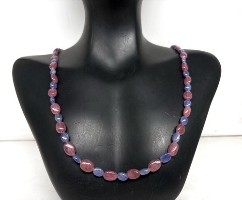 Collana con rubini - , e