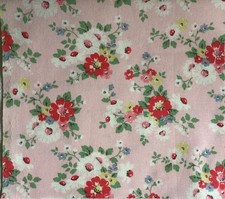 Tessuto anatra cotone rosa