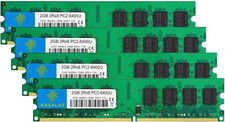 4X2Gb DDR2 800Mhz Dimm 8GB Ram