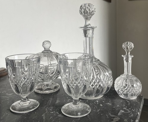Lot carafes sucrier - de, 2