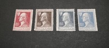 1927 ITALIA CENT. MORTE DI A. VOLTA S.44 SERIE CPL MNH