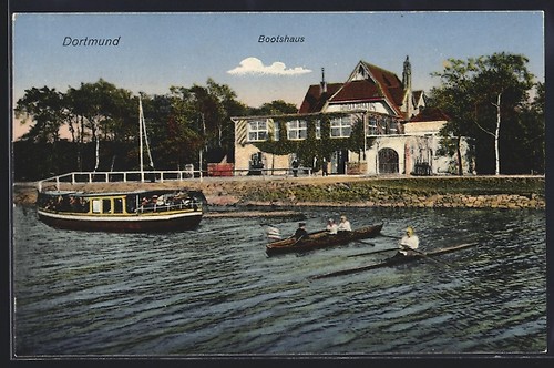 Cartolina dortmund rimessa - cartolina, dortmund,