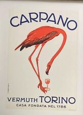 Carpano Dudovich 1972 Flamingo Vermuth Torino