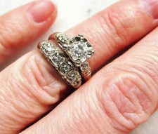 1/2 CT White Round Simulated