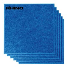 Pannelli Acustici RHINO 12x12 Confezione da 6 - Piastrelle in Fibra Schiuma Fonoassorbente Blu