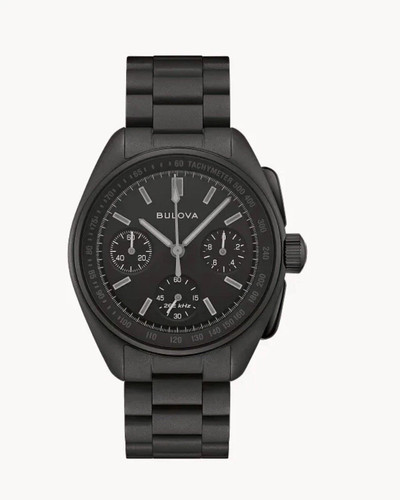 New bulova lunar pilot black - new,