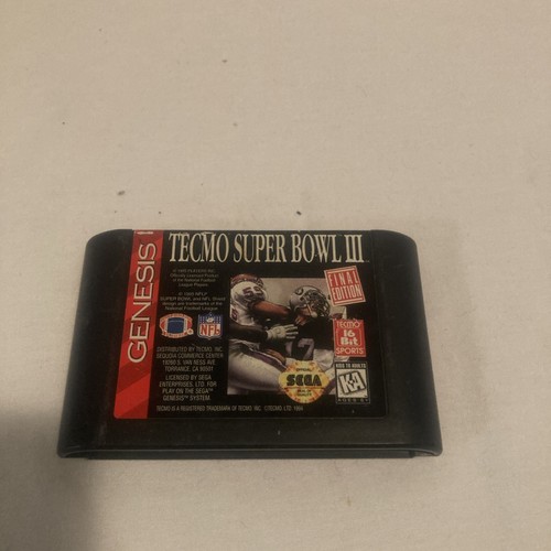 Tecmo super bowl - bowl, 3