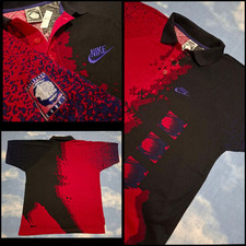 POLO SHIRT vintage 90 NIKE Challenge Andrè Agassi  tg.M made in Italy NEW! Rare