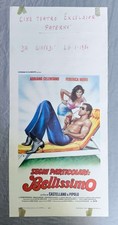 locandina Segni Particolari: Bellissimo Adriano Celentano F. Moro 1983 W1