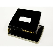 MARKIN MB91 Bucatrice per Fogli - Ferro - Nero - Vaschetta in Plastica Flessibil