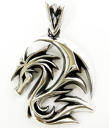 Ciondolo biker argento - biker,