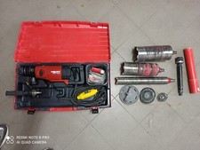Set Carotatrice HILTI: motore DD 130, corone diamantate, aiuti di centraggio,...