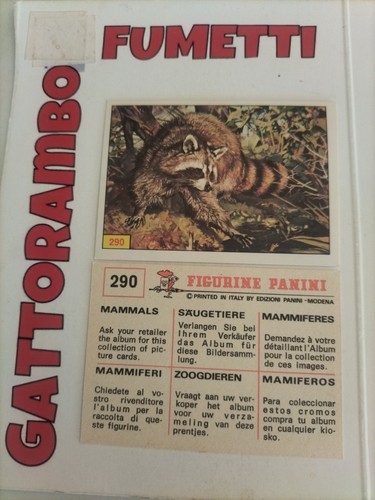 Figurine mammiferi 290 nuova - mammiferi,
