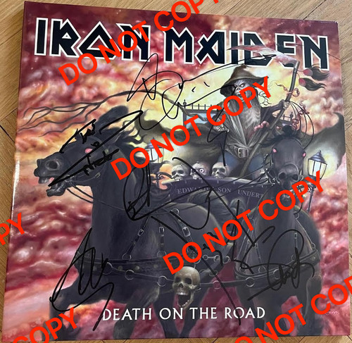 Album iron maiden firmato - iron,