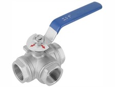 Valvola a sfera tre vie L