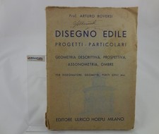 J 5521 LIBRO DISEGNO EDILE PROGETTI PARTICOLARE A CURA DEL PROF ARTURO ROVERS...