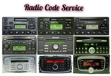 FORD RADIO CODE SERVICE KA FOCUS MONDEO FIESTA TRANSIT SONY 6000 6006 CD STEREO