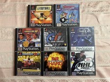 Lotto 8 Giochi Ps1 PlayStation 1 Dischi A Specchio Perfetti Gran Turismo Ecc