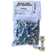 Bulloni ruota JEEP RENEGADE sostitutivi per cerchi originali KIT 20 pz.