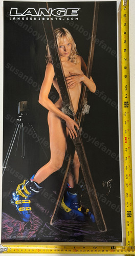 Poster scarponi sci lunghi - sci,