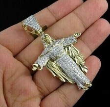 Ciondolo fantasia croce Gesù