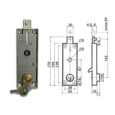 Prefer B551-0810 Serratura