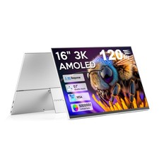 MAGEX Monitor Portatile 16" OLED 3K 2880x1800 120Hz 0.1ms USB-C HDMI Monitor OLED