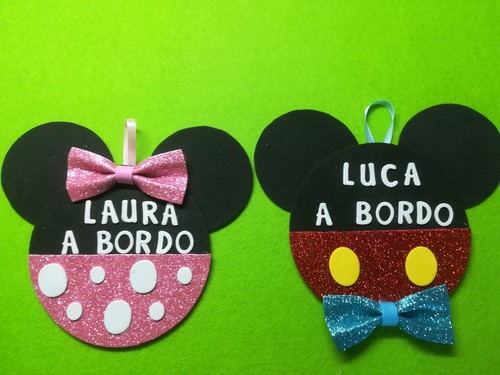 Bimbo bordo con nome - bimbo/a,