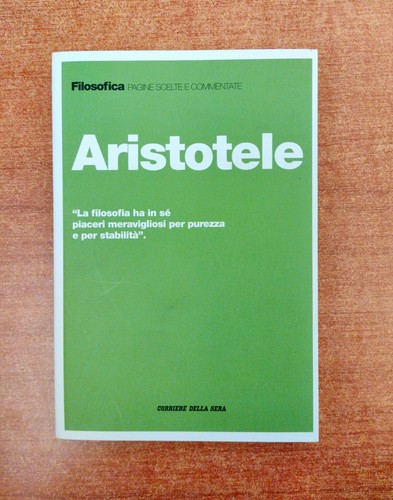 Aristotele filosofica - aristotele,
