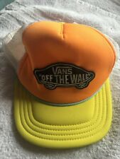 Cappellino Vans giallo e arancione Originale Ottime condizioni Unisex cappello