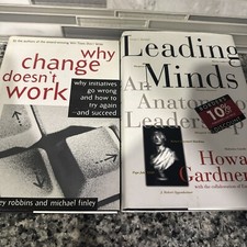 Leadership Book Lot HCDJ Leading Minds: An Anatomy Of- Why Change Doesn’t Work