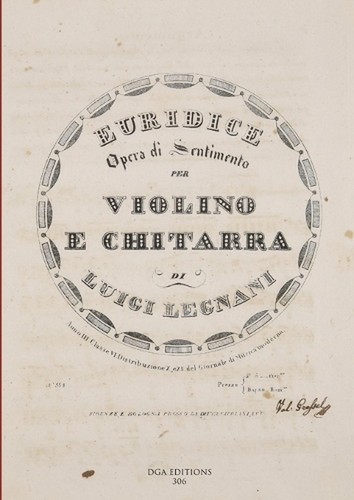 Luigi legnani euridice opera - legnani:,