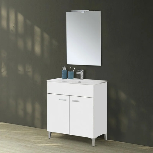 Mobile bagno terra bianco - mobile, a