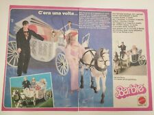 Pubblicità Advertising Werbung Italian Clipping anni 70 BARBIE carrozza cavallo 